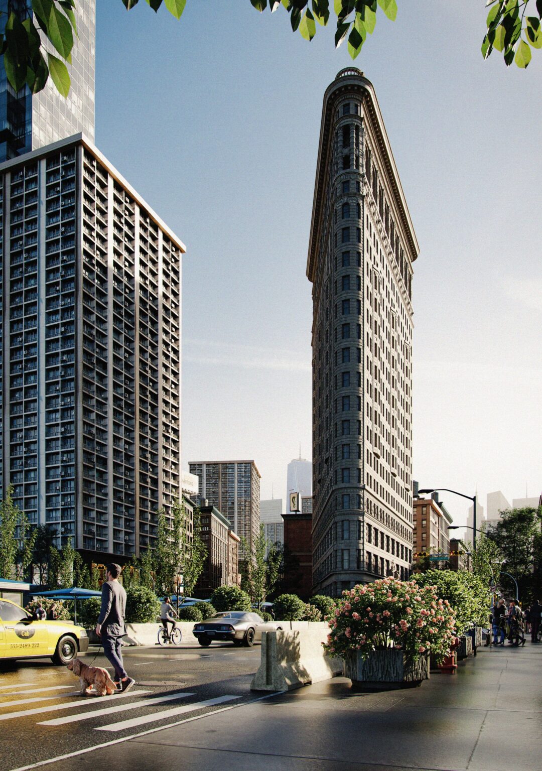 renders rascacielos